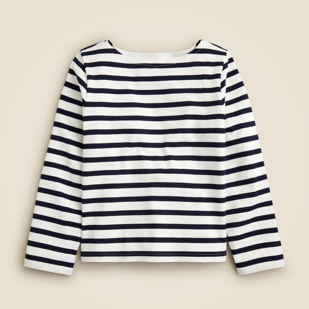 J. Crew Classic Mariner Cloth Boatneck Shirt